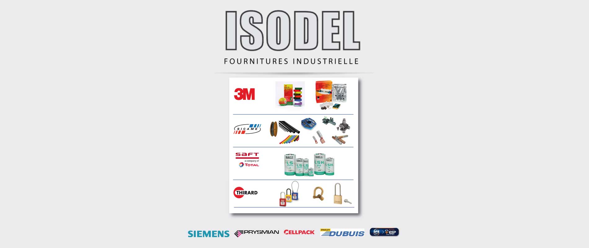 ISODEL, fournitures industrielle Maroc